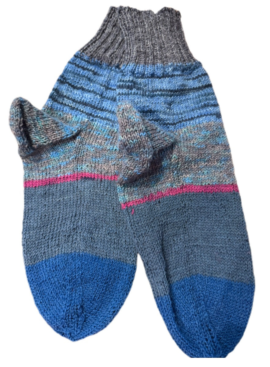 Socken Grösse 45/46 -handgestrickt- (01/25)