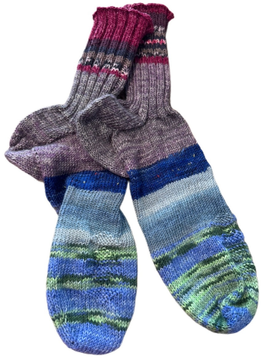 Socken Grösse 40/41 -handgestrickt- (01/58)
