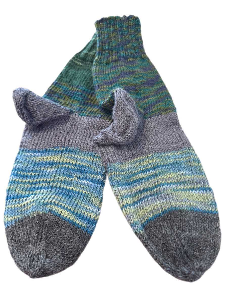 Socken Grösse 35/36 -handgestrickt- (01/115)