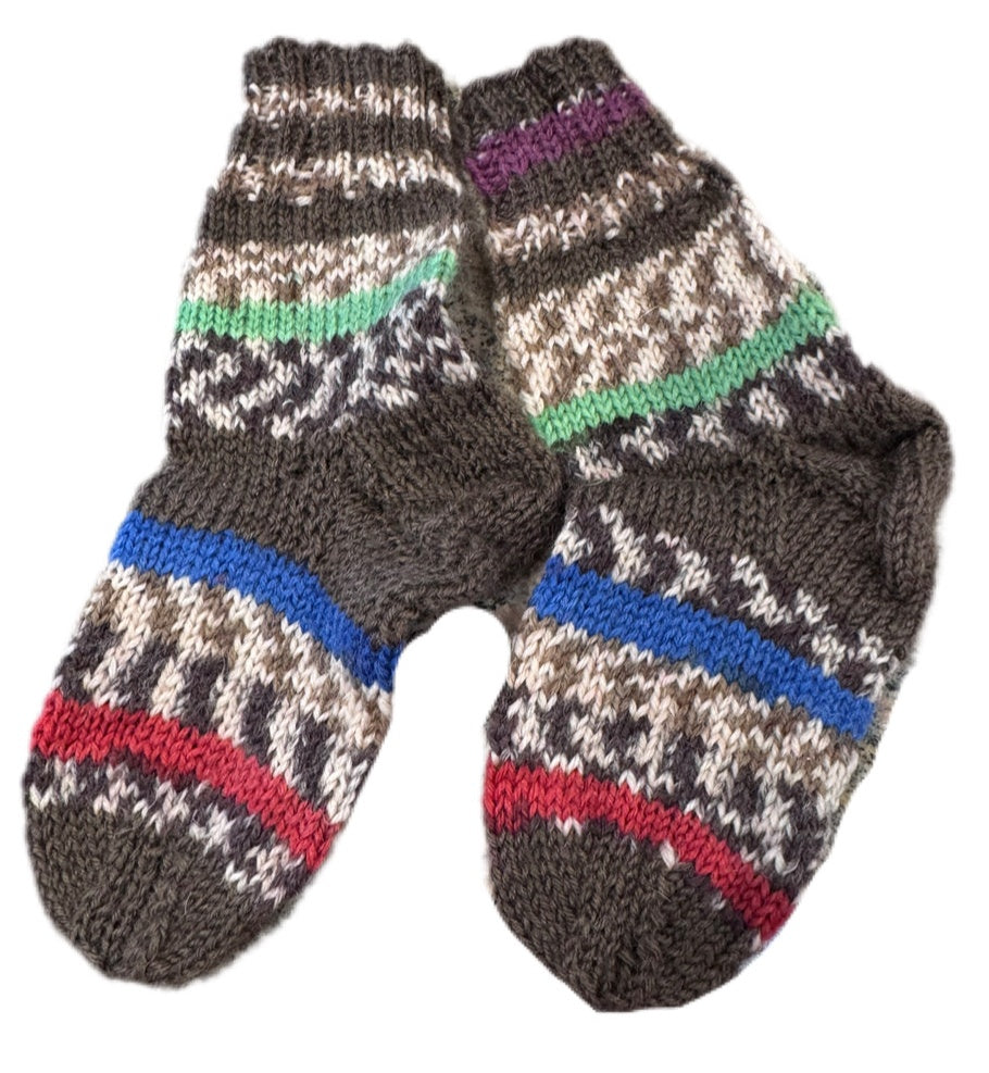 Socken Grösse 22/23 -handgestrickt- (01/178)