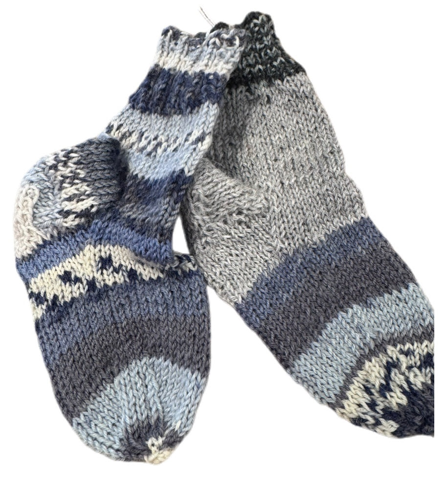 Socken Grösse 21/22 -handgestrickt- (01/182)
