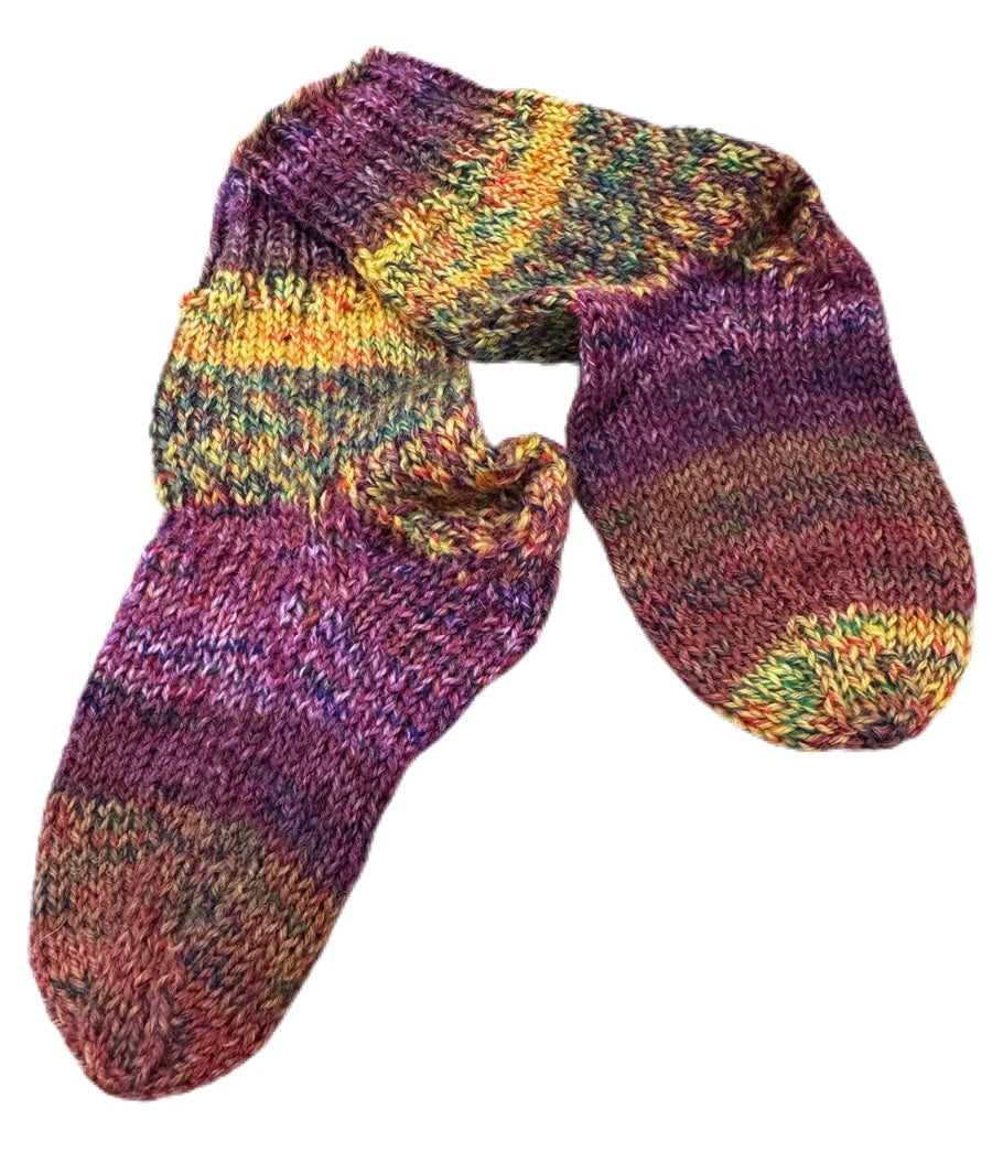 Socken Grösse 19/20 -handgestrickt- (01/187)