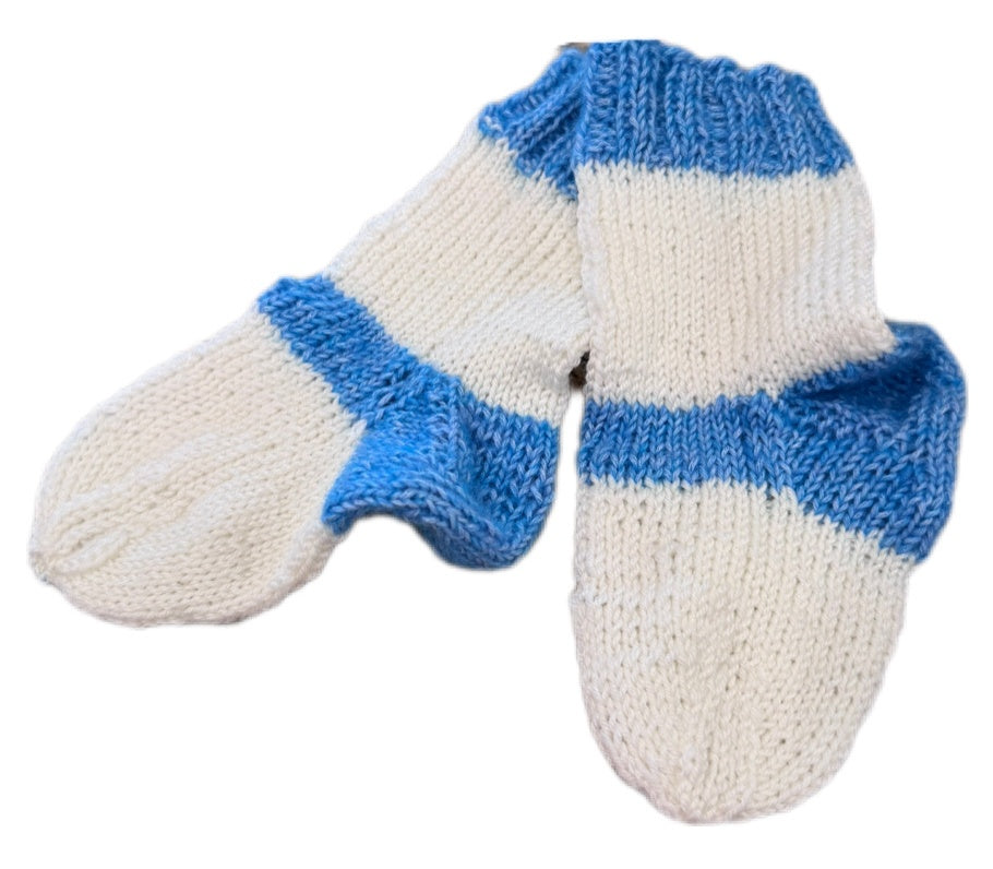 Socken Grösse 19/20 -handgestrickt- (01/194)