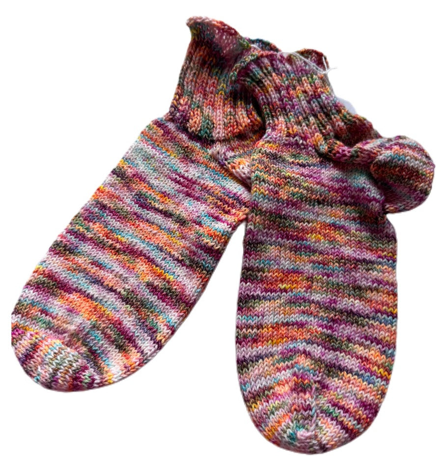 Socken Grösse 34/35 -handgestrickt- (01/225)