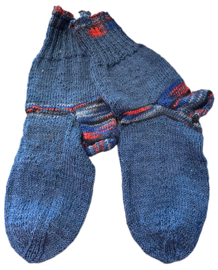 Socken Grösse 41/42 -handgestrickt- (01/54)