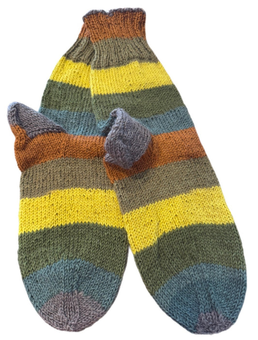 Socken Grösse 35/36 -handgestrickt- (01/105)