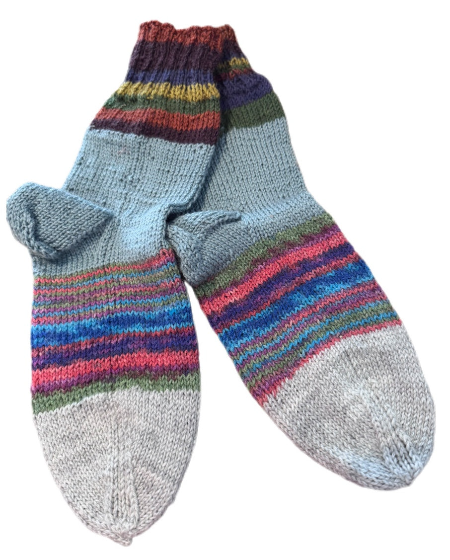 Socken Grösse 35/36 -handgestrickt- (01/107)
