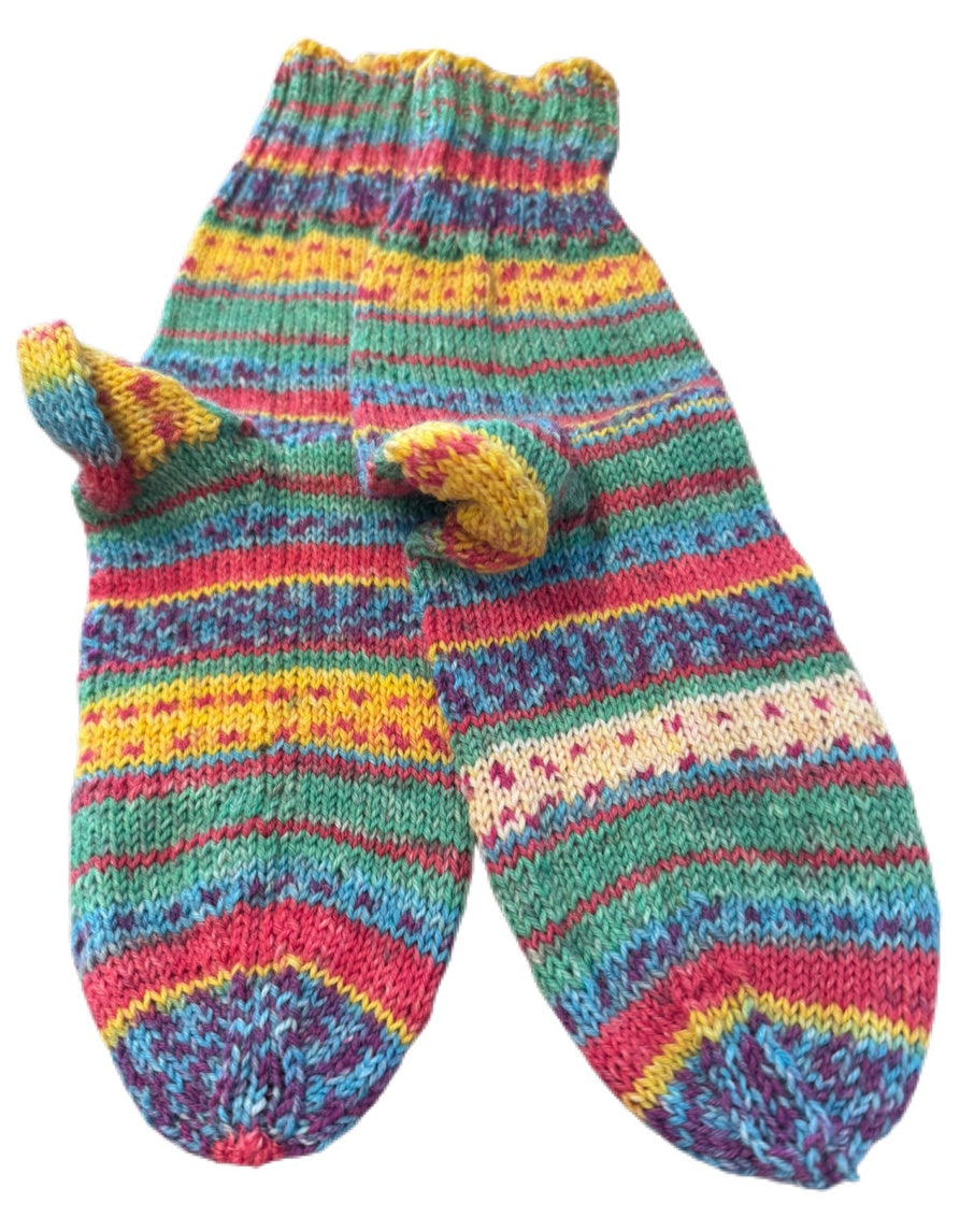 Socken Grösse 35/36 -handgestrickt- (01/113)