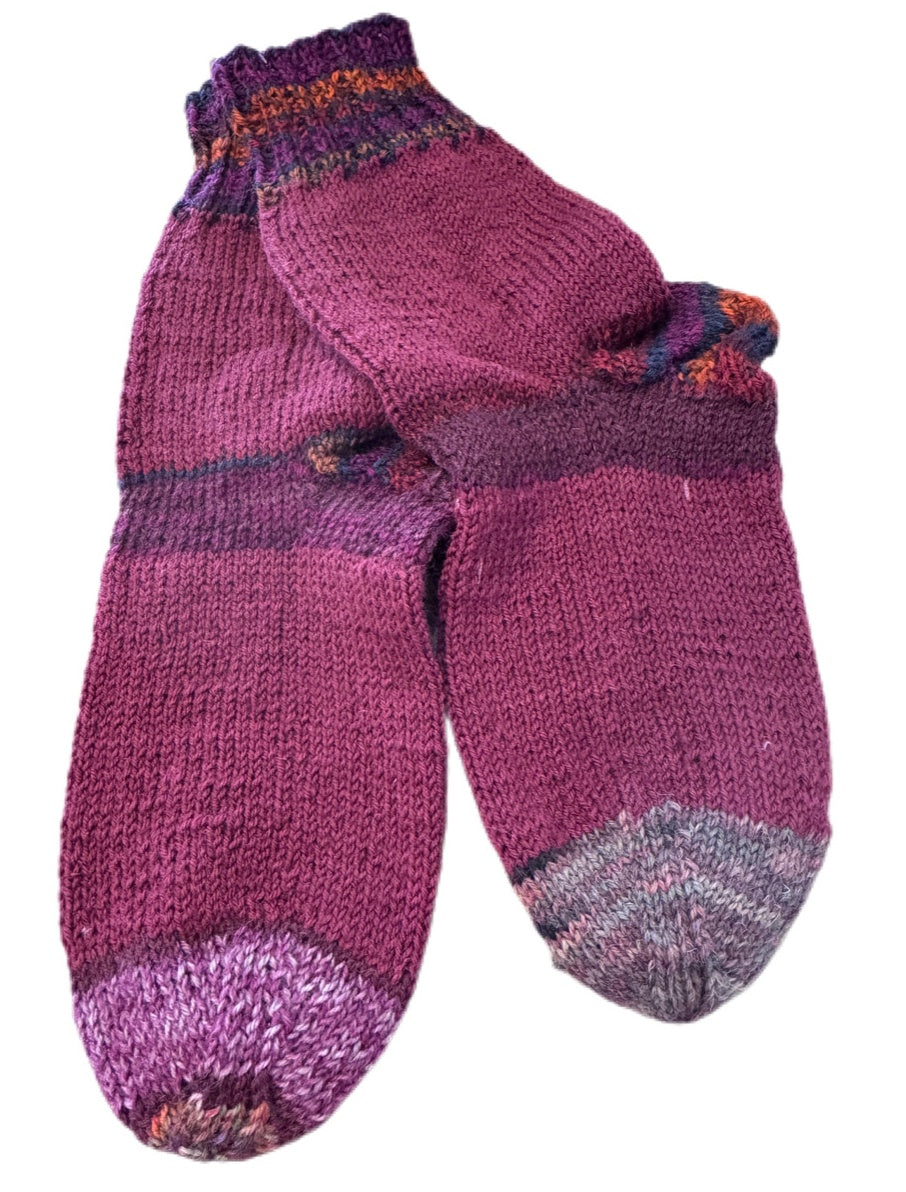 Socken Grösse 35/36 -handgestrickt- (01/114)