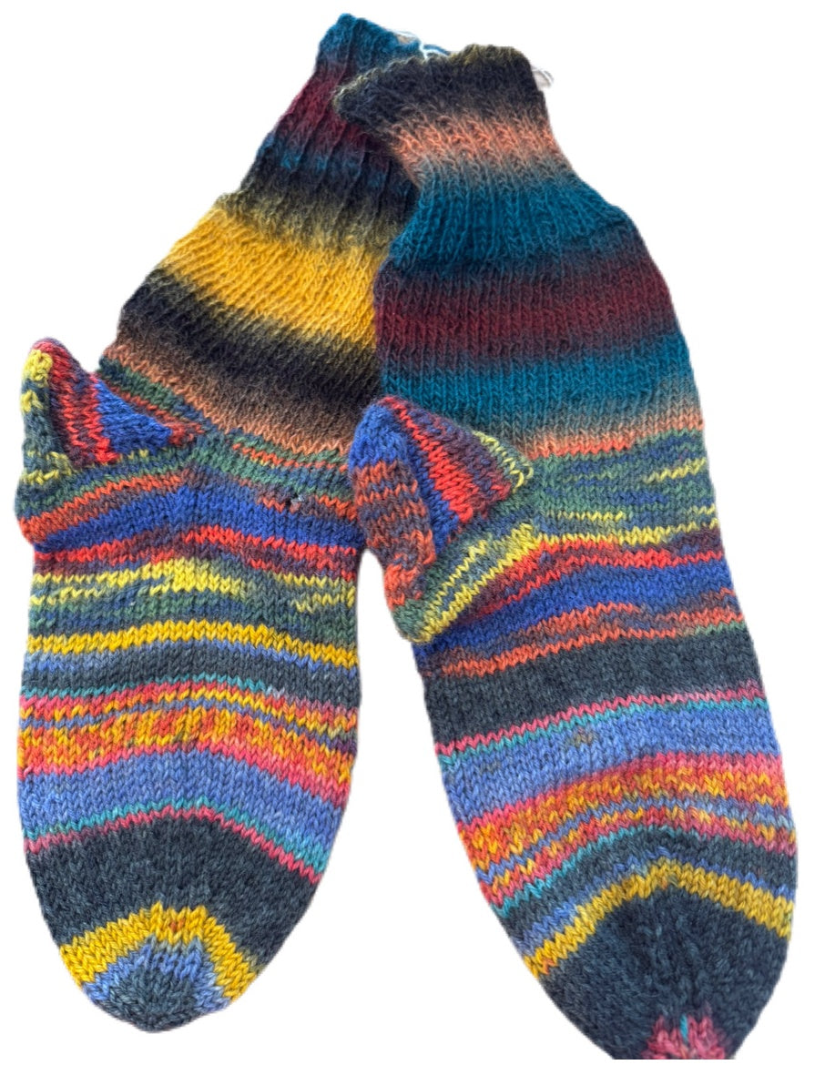 Socken Grösse 35/36 -handgestrickt- (01/117)