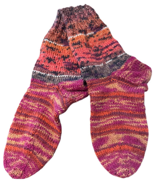 Socken Grösse 34/35 -handgestrickt- (01/126)