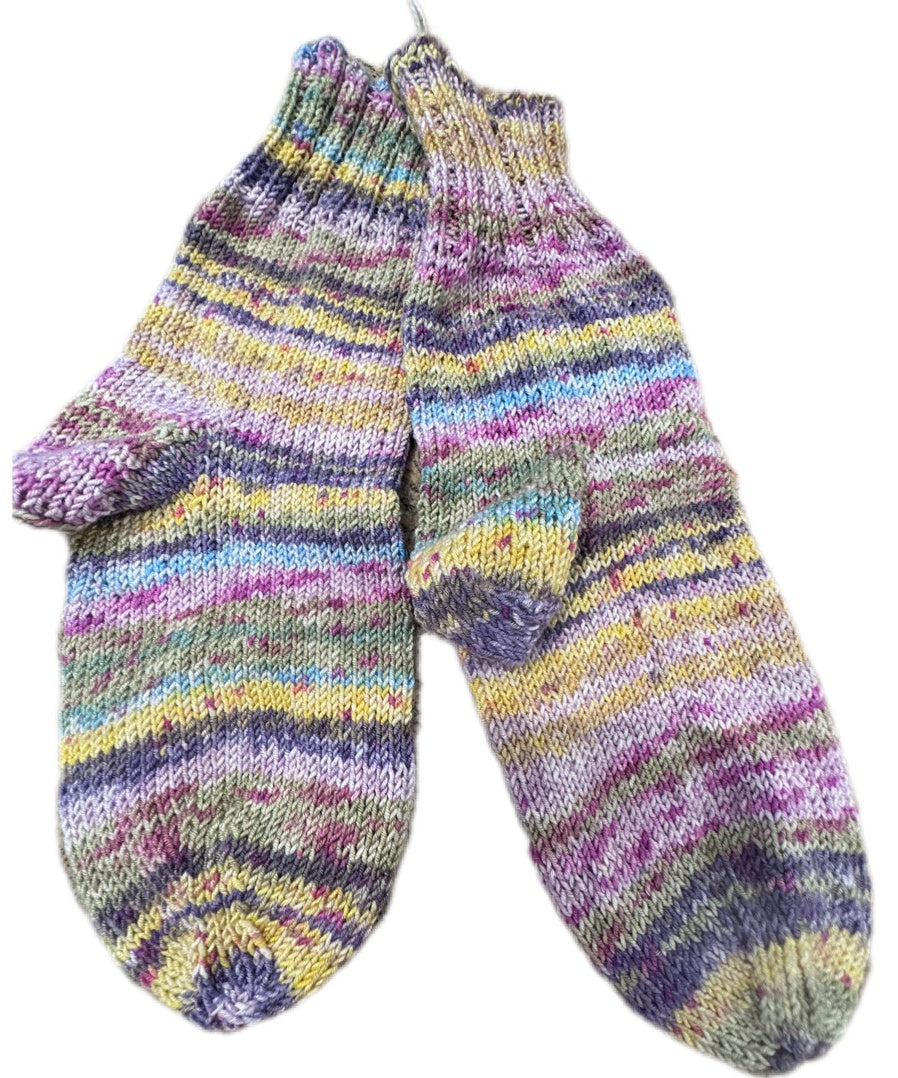 Socken Grösse 33/34 -handgestrickt- (01/135)