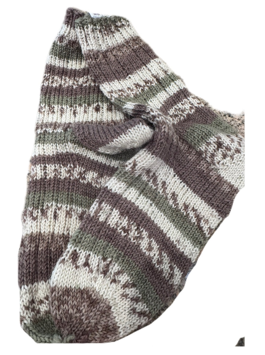 Socken Grösse 33/34 -handgestrickt- (01/137)