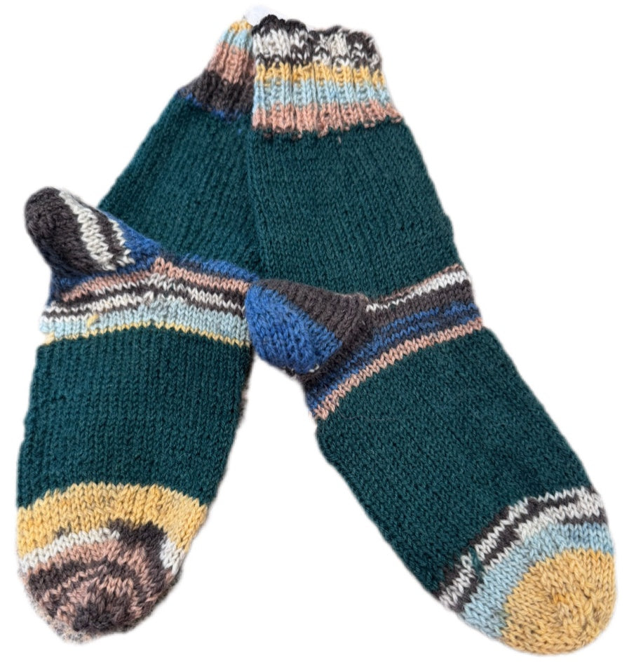Socken Grösse 32/33 -handgestrickt- (01/142)