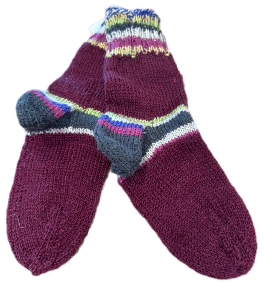 Socken Grösse 27/28 -handgestrickt- (01/155)