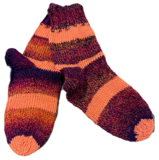 Socken Grösse 26/27 -handgestrickt- (01/159)