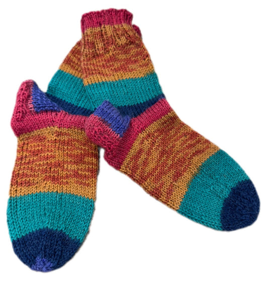 Socken Grösse 26/27 -handgestrickt- (01/161)