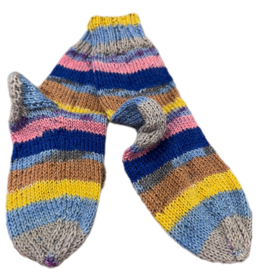 Socken Grösse 25/26 -handgestrickt- (01/164)