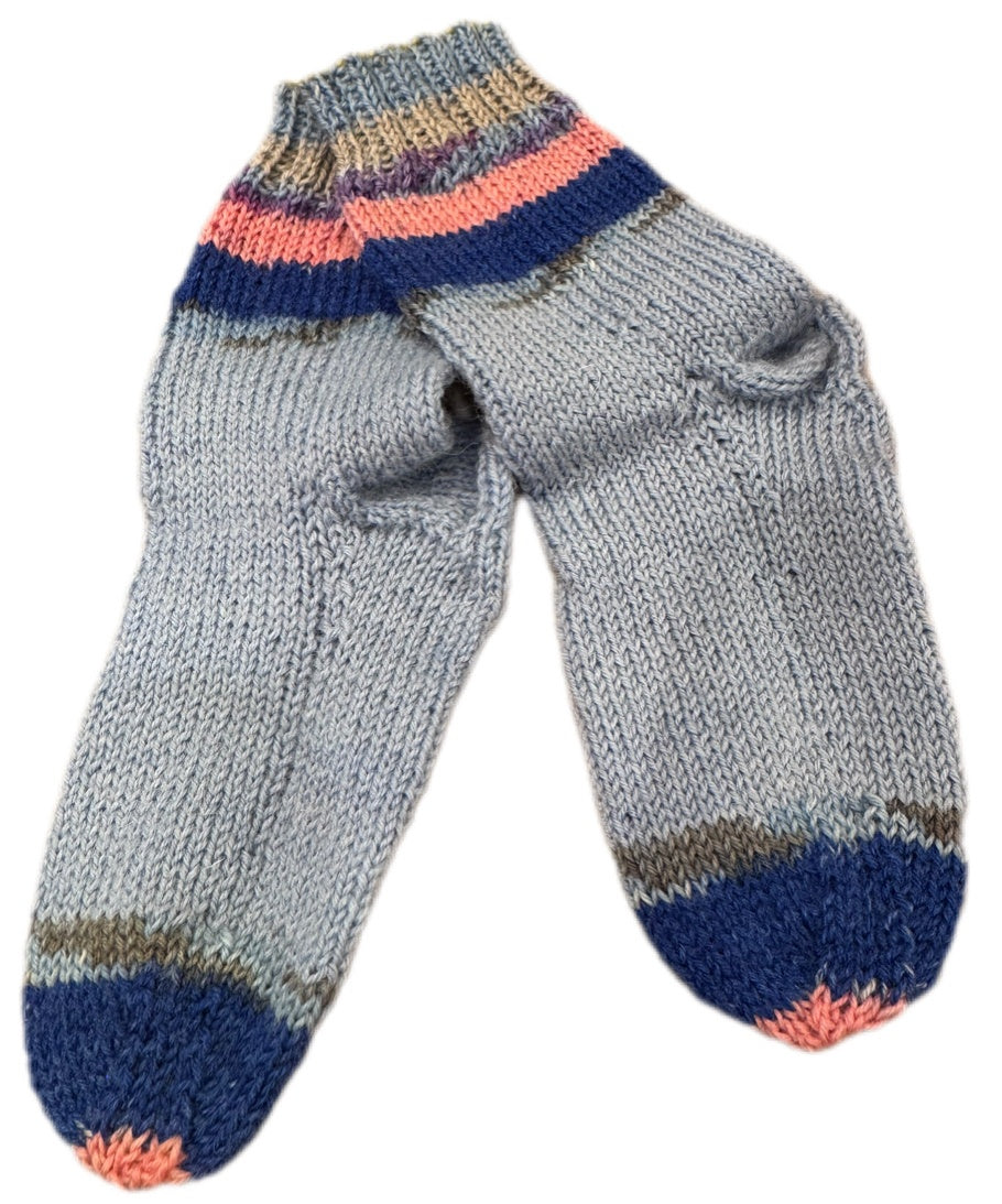 Socken Grösse 25/26 -handgestrickt- (01/165)