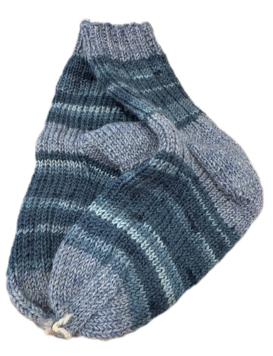 Socken Grösse 23/24 -handgestrickt- (01/170)