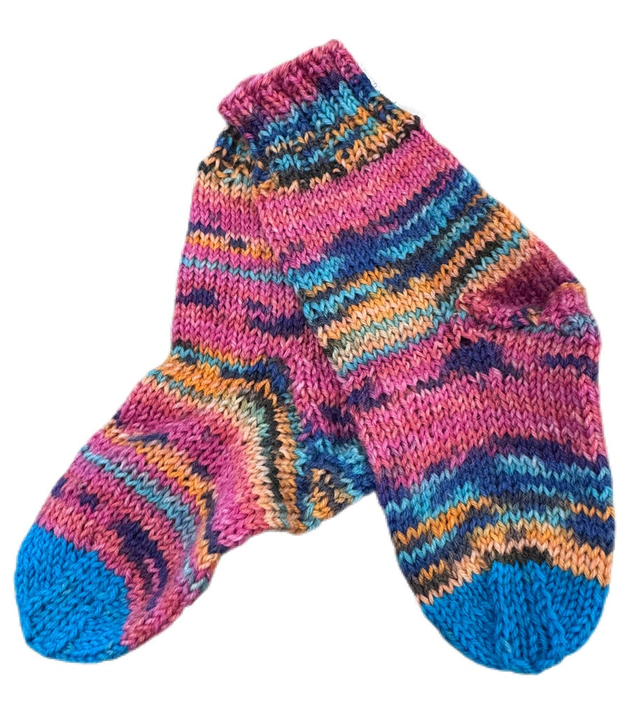 Socken Grösse 22/23 -handgestrickt- (01/173)