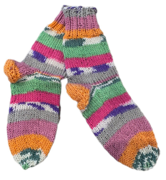 Socken Grösse 22/23 -handgestrickt- (01/175)