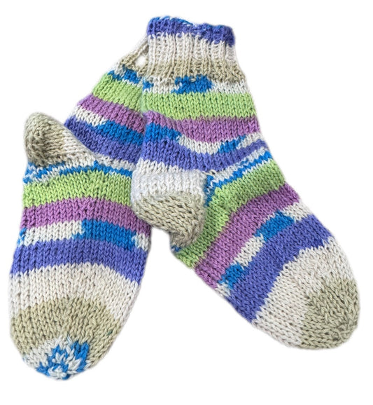 Socken Grösse 22/23 -handgestrickt- (01/177)