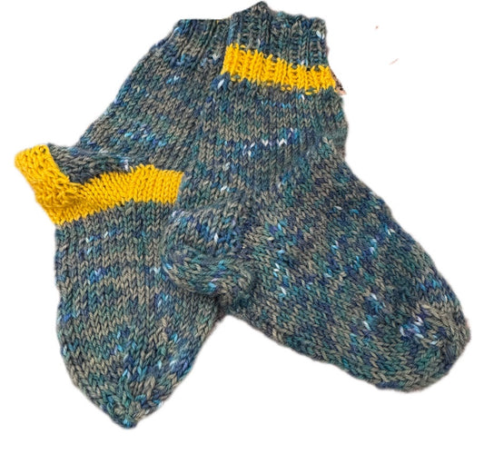 Socken Grösse 22/23 -handgestrickt- (01/179)