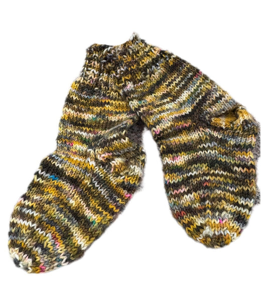 Socken Grösse 19/20 -handgestrickt- (01/188)