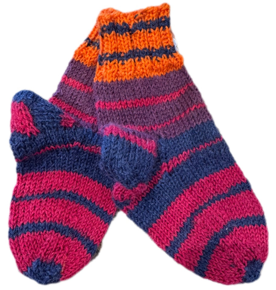 Socken Grösse 19/20 -handgestrickt- (01/192)