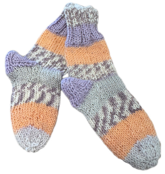Socken Grösse 19/20 -handgestrickt- (01/193)