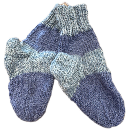 Socken Grösse 17/18 -handgestrickt- (01/196)