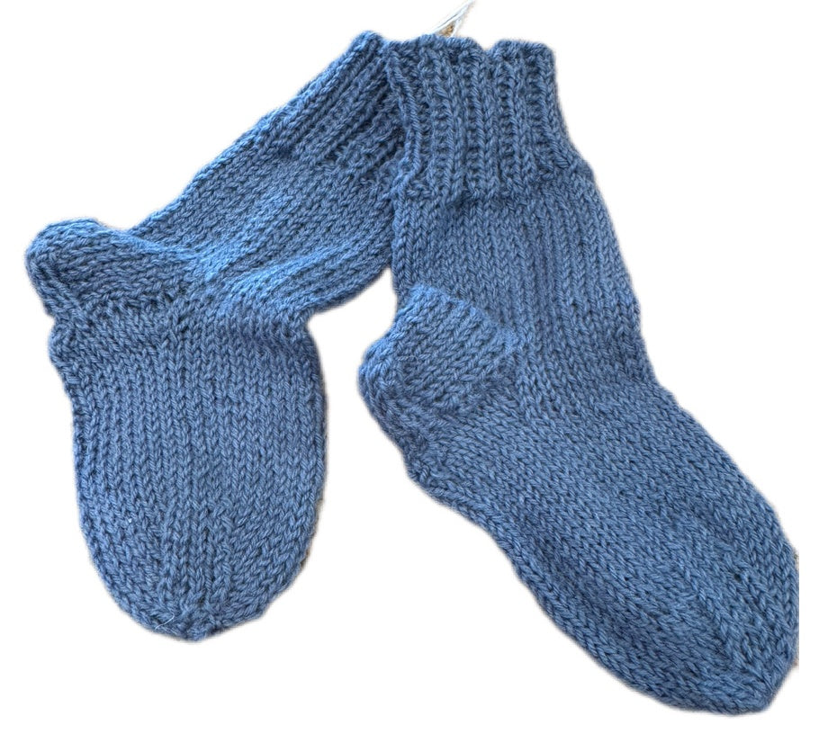 Socken Grösse 17/18 -handgestrickt- (01/198)