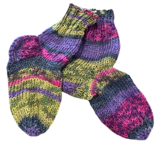 Socken Grösse 17/18 -handgestrickt- (01/201)