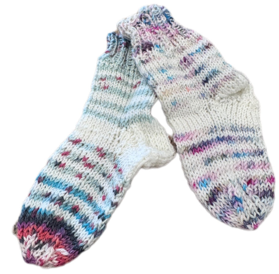 Socken Grösse 17/18 -handgestrickt- (01/202)