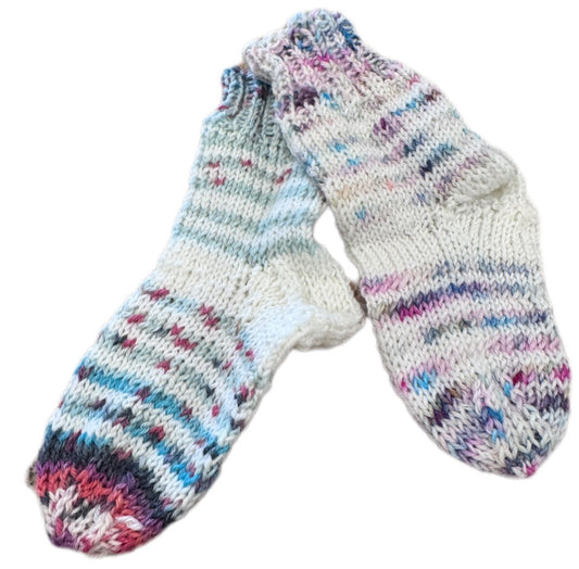 Socken Grösse 17/18 -handgestrickt- (01/202)