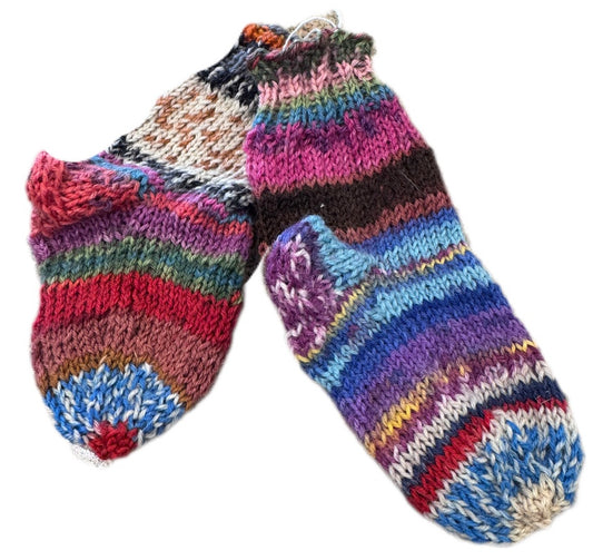 Socken Grösse 17/18 -handgestrickt- (01/205)