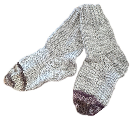 Socken Grösse 15/16 -handgestrickt- (01/208)